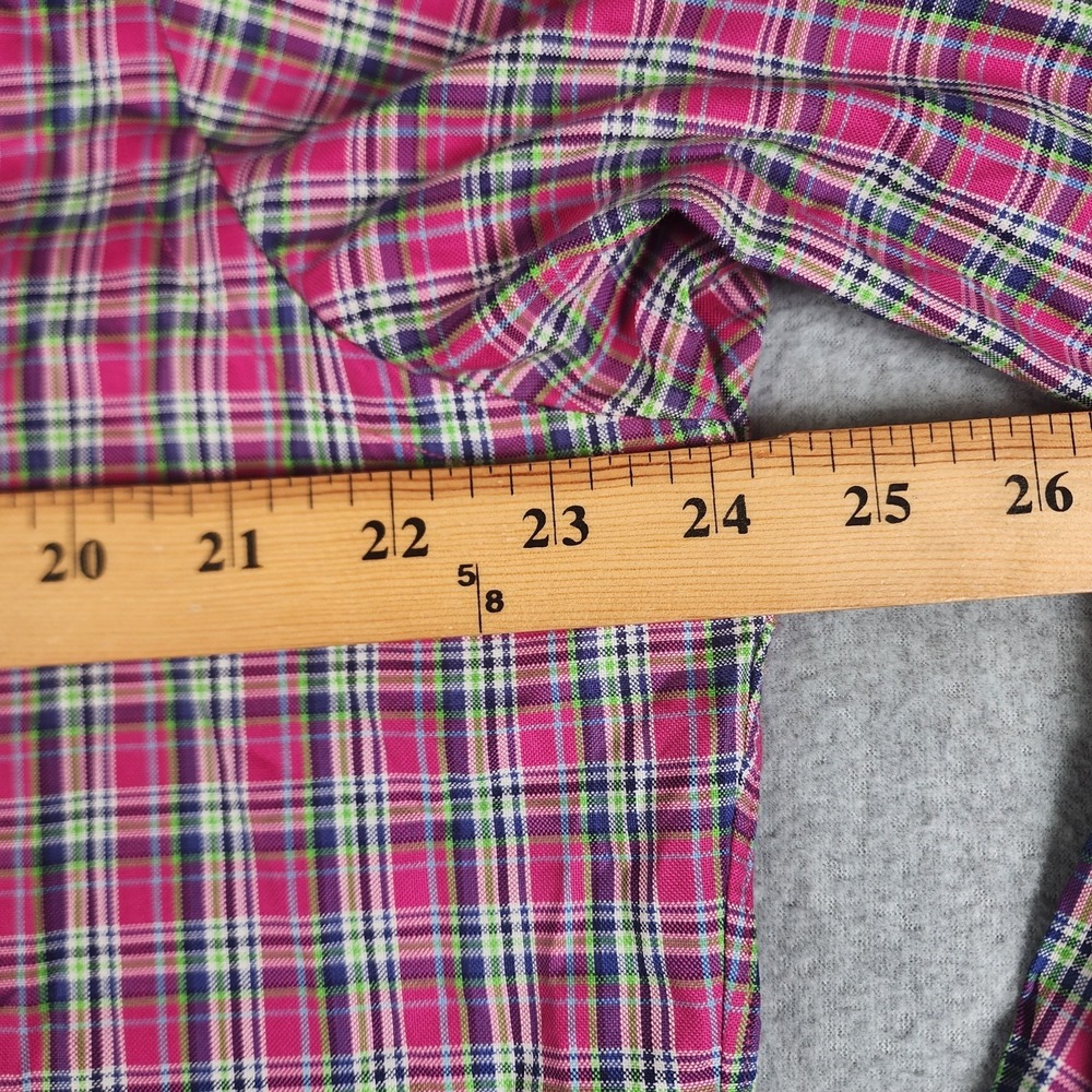 Ralph Lauren Plaid Shirt Men L Pink Multicolor Blue Pony Button Down Long-Sleeve - Picture 5 of 12